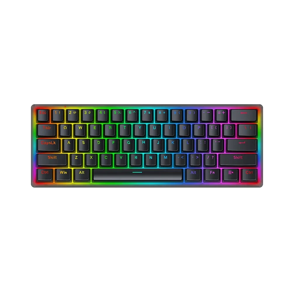 Redragon AKALI K642 Wired 60% Mechanical RGB Keyboard - Black Redragon AKALI K642 Wired 60% Mechanical RGB Keyboard - Black